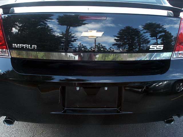 Chrome Rear Deck Trim Pc Qaa Stainless Trunk Accent For Chevy Impala