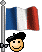 French man with French flag Pictures, Images and Photos