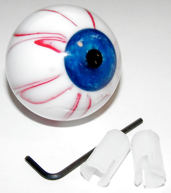 EYEBALL SHIFT KNOB RAT HOT ROD CUSTOM JOCKEY SUICIDE SHIFTER CHOPPER