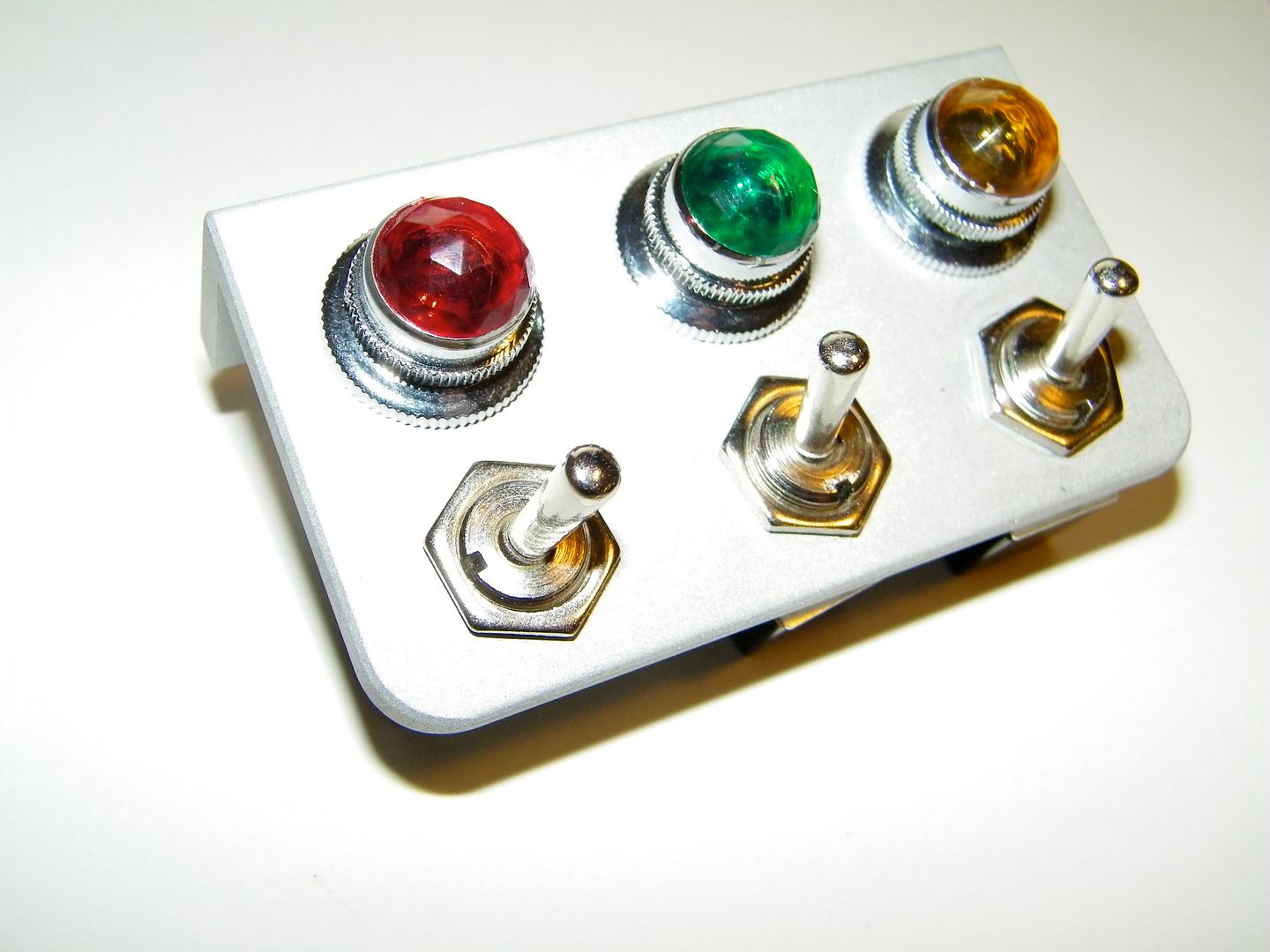 UNDER DASH PANEL SET LIGHT TOGGLE SWITCH PILOT RAT HOT ROD GASSER DRAG