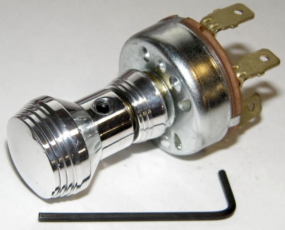 SO CAL SPEED SHOP WIPER SWITCH ART DECO DASH KNOB HOT RAT ROD CUSTOM