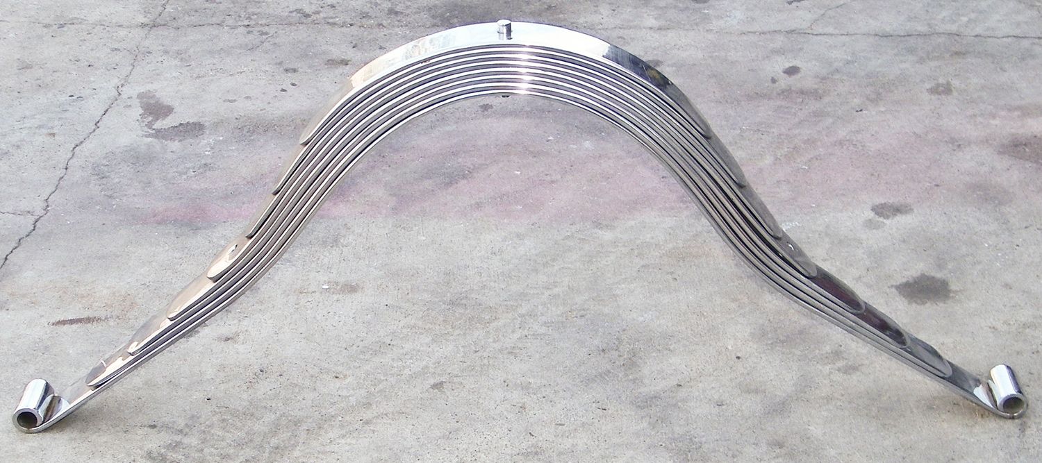 SO CAL MODEL A FORD REAR LEAF SPRING CHROME REVERSED EYE HOT ROD RAT