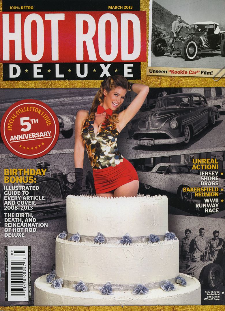 Hot Rod Deluxe Magazine March 2013 Street Flathead Custom Gasser Old