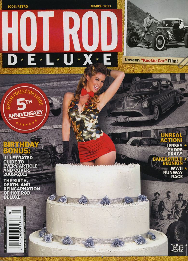 HOT ROD DELUXE MAGAZINE MARCH 2013 STREET FLATHEAD CUSTOM GASSER OLD