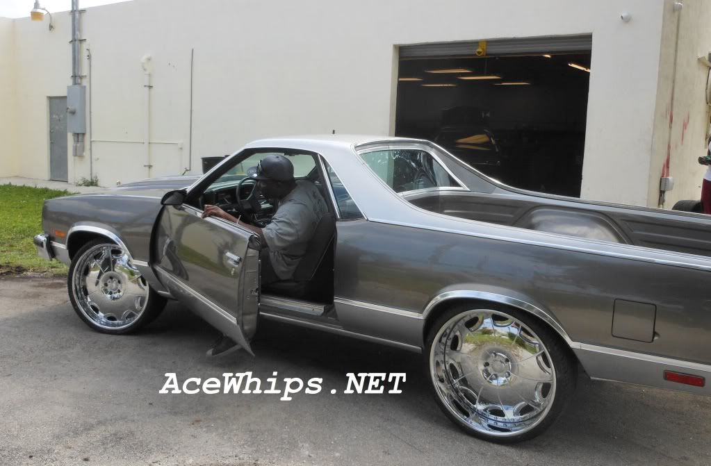 Ace-1: WTW Customs Broward- Chevy El-Camino on 24" Emilano ...