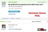 tumblr: yahoo answers fail