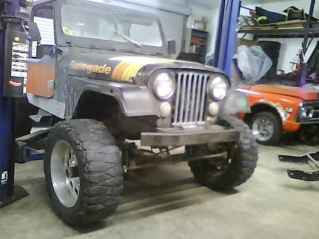 Jeep with chevy axles