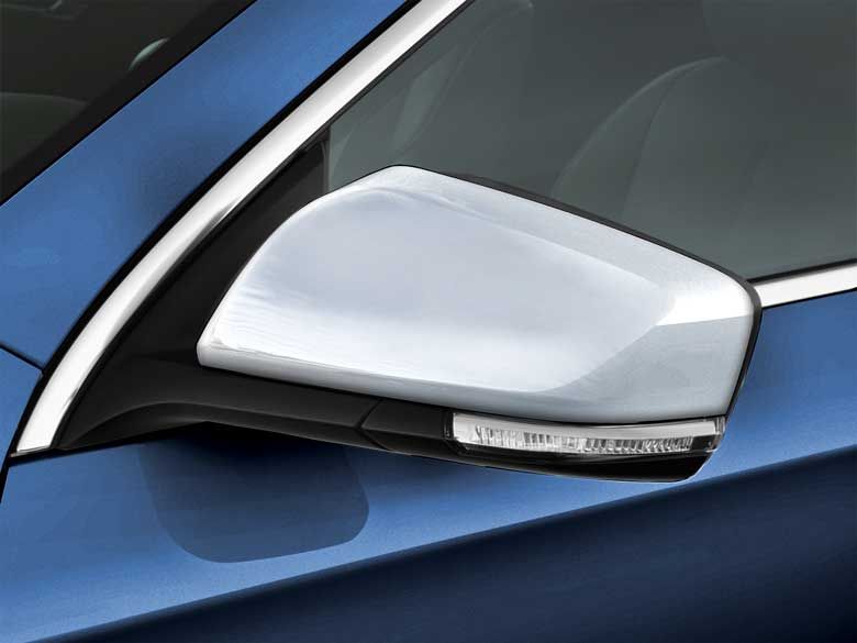 Fits Chevy Silverado 1500 2014-2016 ABS Chrome Side Full Mirror Covers Overlay