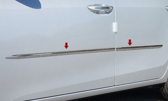 FITS TOYOTA PRIUS 2004-2009 STAINLESS STEEL CHROME BODY SIDE MOLDING TRIM 4PCS
