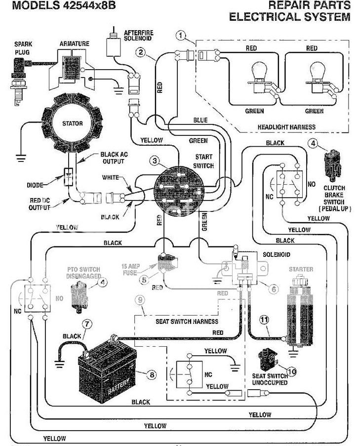 Need help understanding my wiring diagram simplicity tractor wiring schematics 