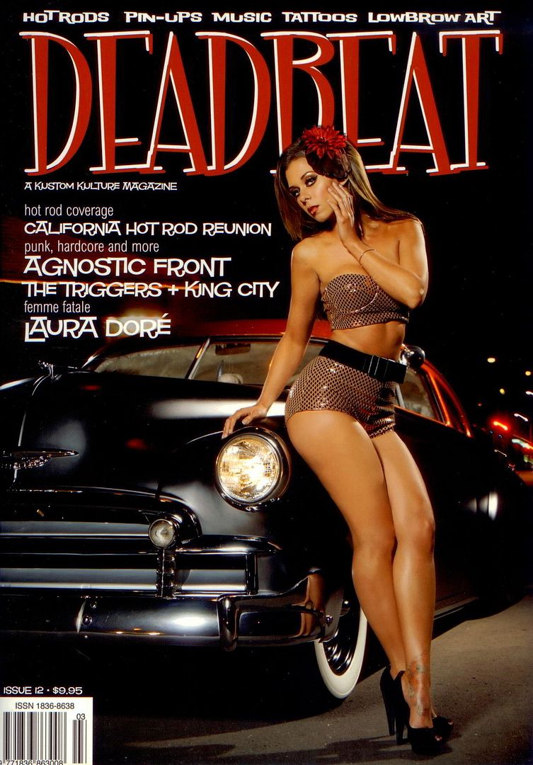 DEADBEAT MAGAZINE #12 CAR HOT ROD RAT PINUP CULTURE DELUXE SABINA