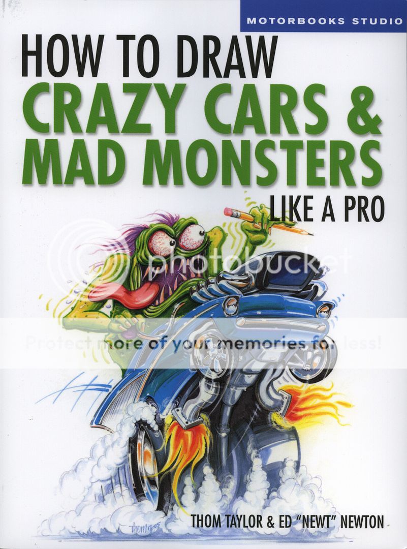 to draw vtg cars & monsters book hot rod rat ed roth rat fink
