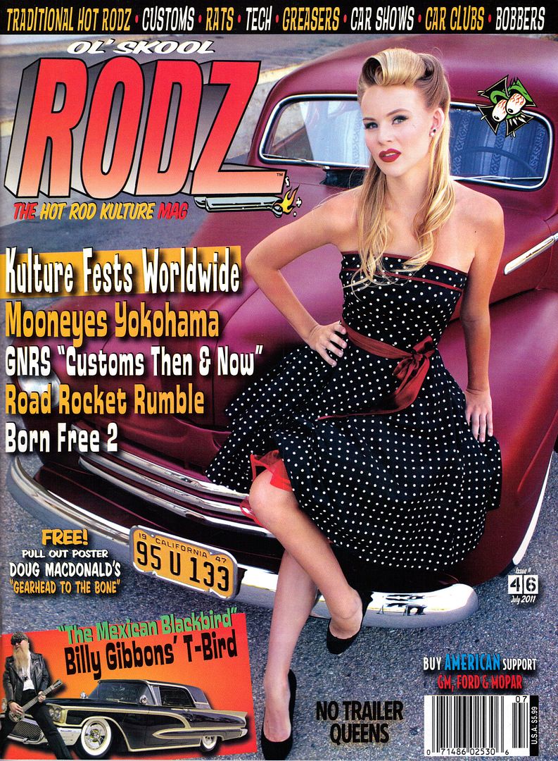 OL' SKOOL RODZ MAGAZINE #46 HOT ROD RAT STREET OLD SCHOOL PINUP CUSTOM ...