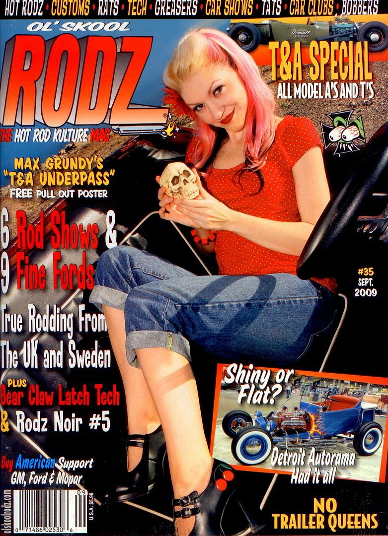 OL' SKOOL RODZ MAGAZINE #35 HOT ROD RAT STREET OLD SCHOOL CUSTOM ...