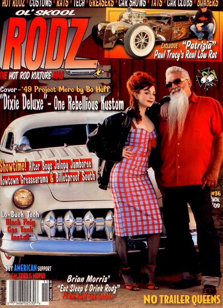 OL' SKOOL RODZ MAGAZINE #36 HOT ROD RAT STREET OLD SCHOOL RETRO PIN UP ...