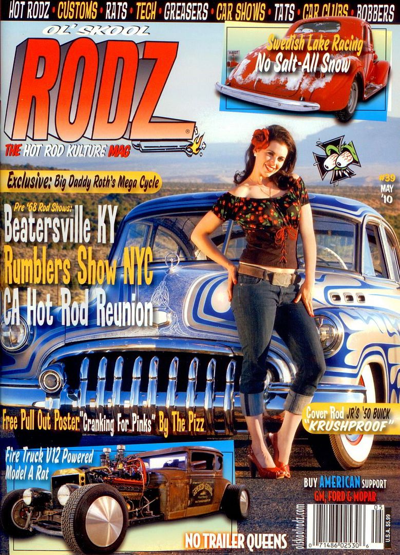 OL' SKOOL RODZ MAGAZINE #39 ED BIG DADDY ROTH HOT ROD RAT FINK CUSTOM ...