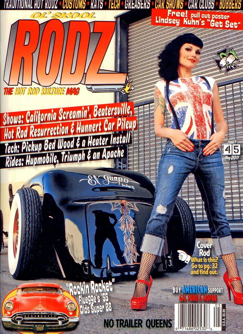 OL' SKOOL RODZ MAGAZINE #45 HOT ROD RAT STREET OLD SCHOOL CUSTOM ...