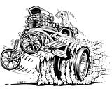 How to Draw Cars Monsters Rat Fink Hot Rod Gasser Toon