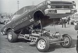 FABULOUS FUNNY CARS BOOK VINTAGE DRAG RACING PHOTS NHRA SSFX LANDY 