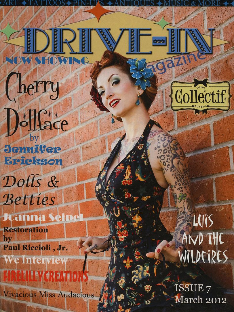 DRIVE IN MAGAZINE #7 PIN UP HOT ROD RAT ROCKABILLY FASHION VTG STYLE ...