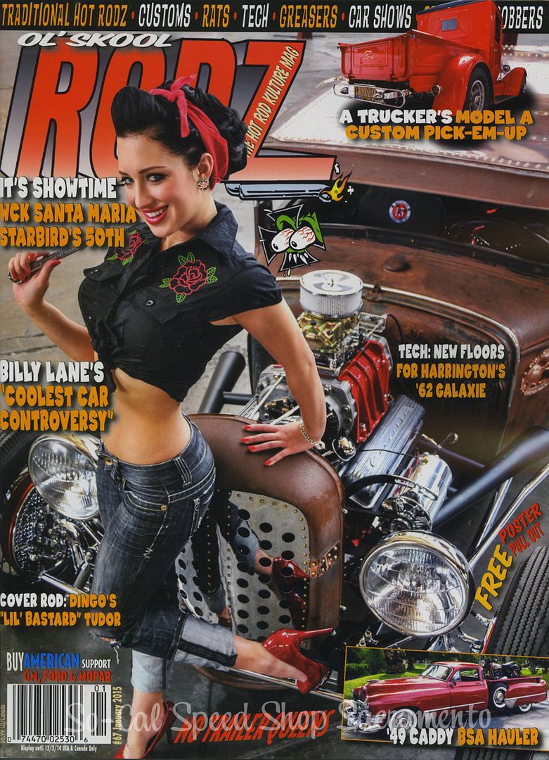 OL' SKOOL RODZ MAGAZINE #67 HOT ROD RAT STREET OLD SCHOOL PINUP CUSTOM ...