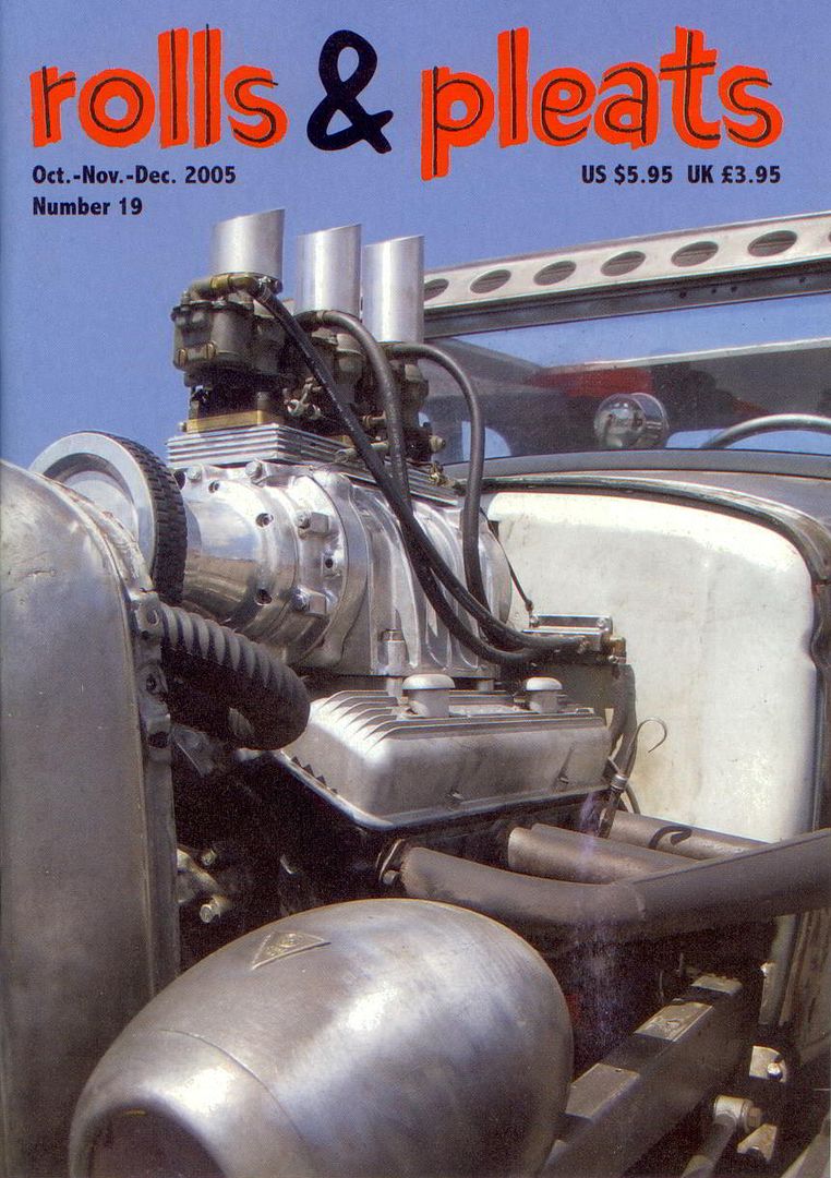 ROLLS & PLEATS MAGAZINE #19 HOT ROD RAT STREET CUSTOM OLD SCHOOL RETRO 