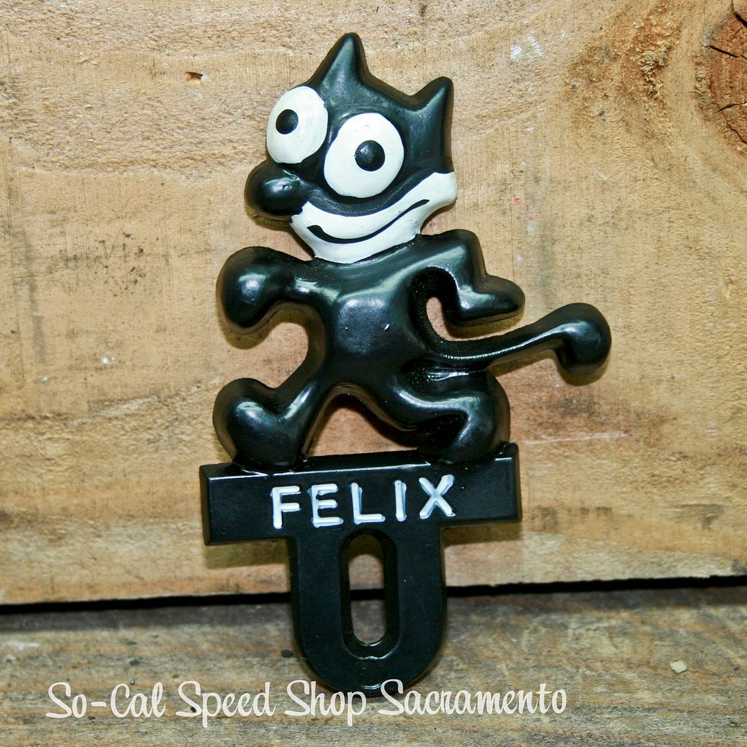 Felix The Cat License Plate Topper Hot Rod Rat Custom Lowrider Vtg Style Street