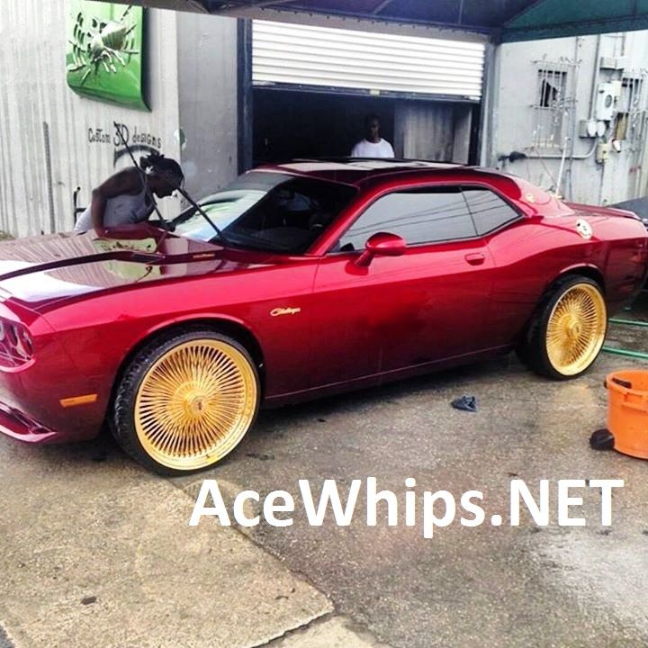 Ace-1: Candy Red Dodge Challenger on 24