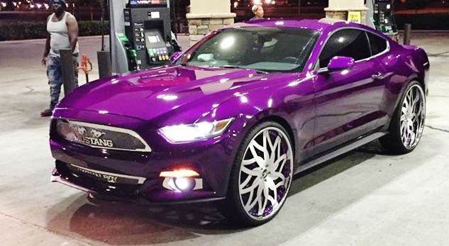 Ace-1: Candy Purple Ford Mustang on 26