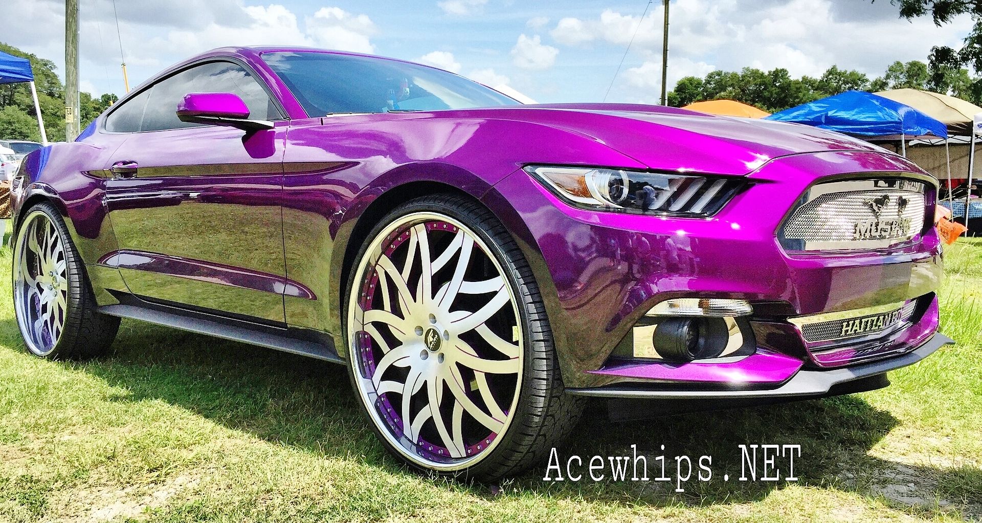 Ace-1: Candy Purple Ford Mustang on 26