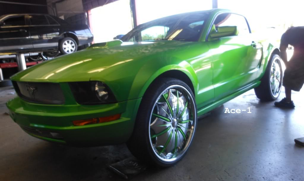 Ace-1: C2C Customs- Female's Ford Mustang on 24