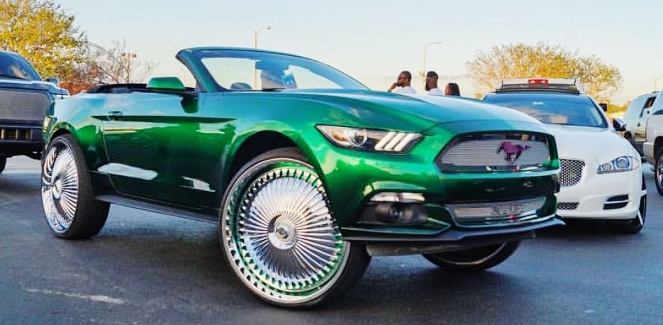 Ace-1: Candy Organic Green 2017 Ford Mustang Vert on 28