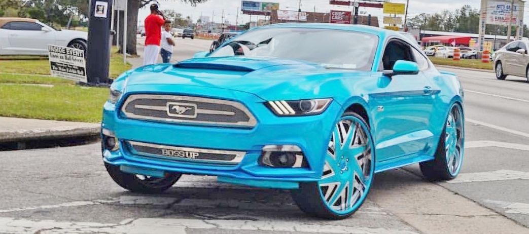 Ace-1: Candy Teal 2016 Ford Mustang GT on 26